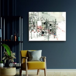 Black And White Wall Art Kanvas Tablo