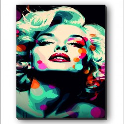 Marilyn Monroe Art Kanvas Tablo